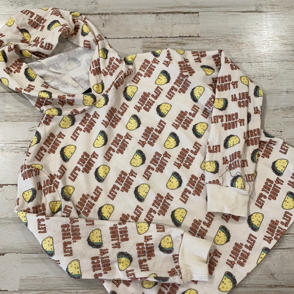 Art Class Let’s Taco Bout It hoodie size 6/6x